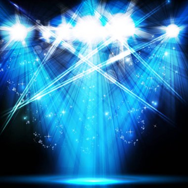 sahne ışıklı spot, disko, parti, kolay düzenlenebilir