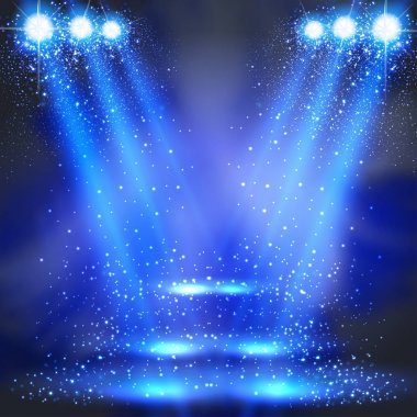 parti, sahne, disko, ışık, Spot arka plan parlayan