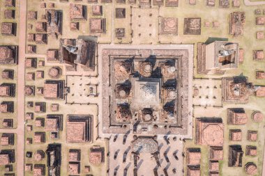 Sukhothai Tarih Parkı içinde sukhothai, thailand