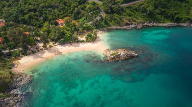 Yanui beach Phuket Tayland Güney eyaletinde. Yanui beac