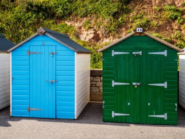 Budleigh plaj kulübe