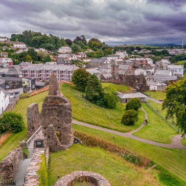 Launceston Castle Cornwall İngiltere