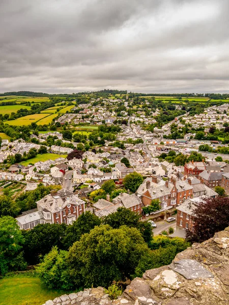 Totnes Cidade com vista — Fotografia de Stock