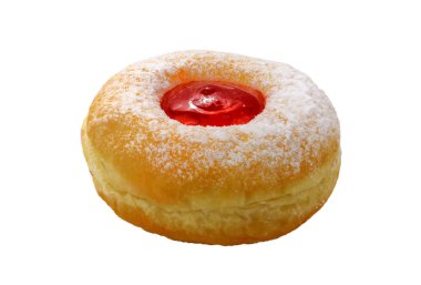 Reçelli ekmek kutlama için taze çörek