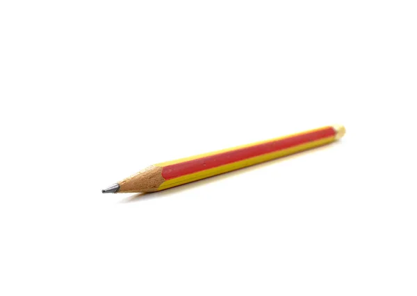 純白の背景に隔離された鉛筆 — ストック写真