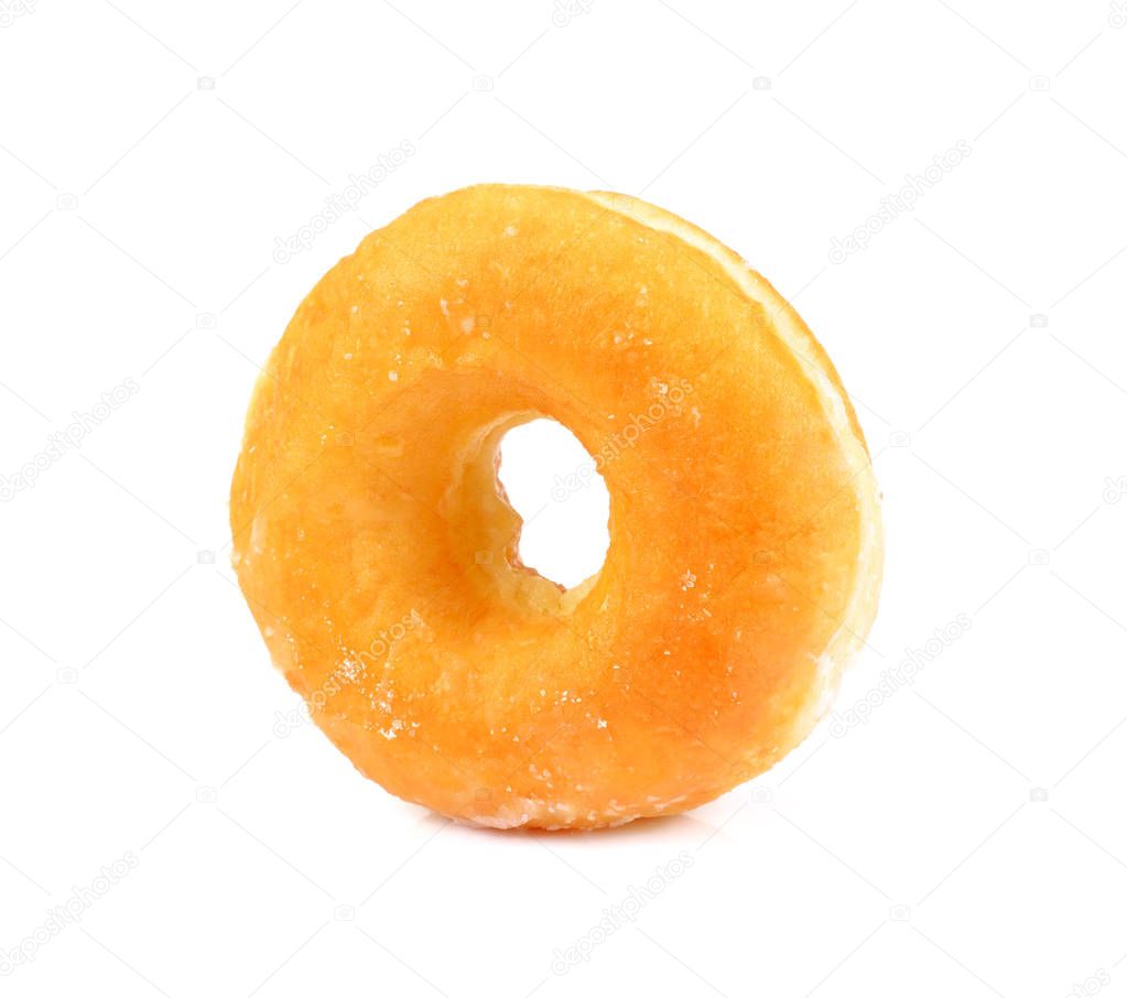 Donut isolated on a white background. Fresh donut