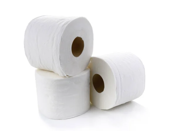 Toiletpapier-weefsel papierrol — Stockfoto