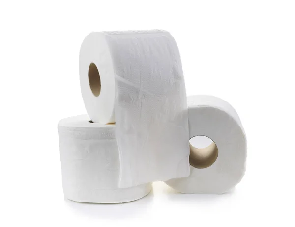 Toiletpapier-weefsel papierrol — Stockfoto