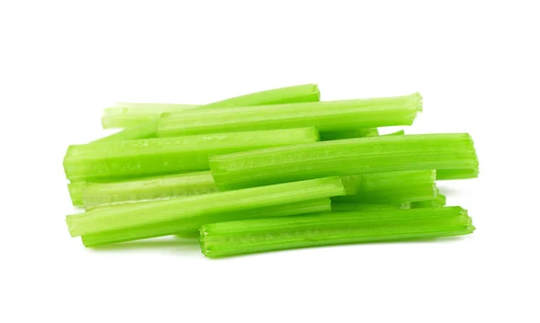 Fresh celery isolated on white background, celery vegetable — Stock Photo, Image