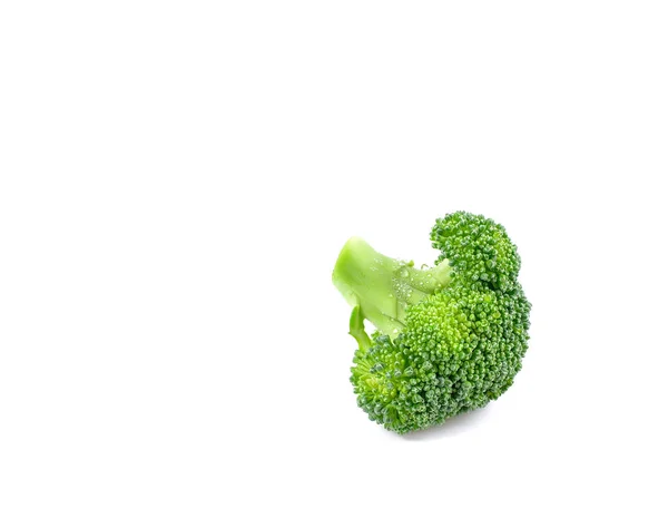 Beyaz arka plan üzerinde izole brokoli sebze — Stok fotoğraf