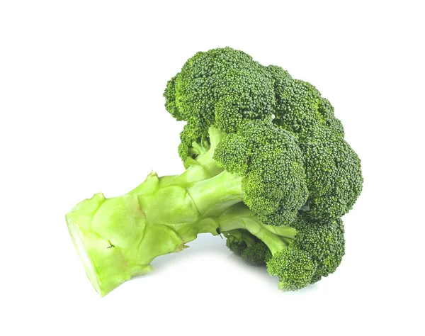 Świeże brokuły warzywne izolowane na białym tle — Zdjęcie stockowe