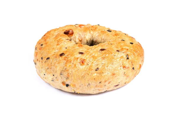 Färska bagel isolerad på vit bakgrund — Stockfoto