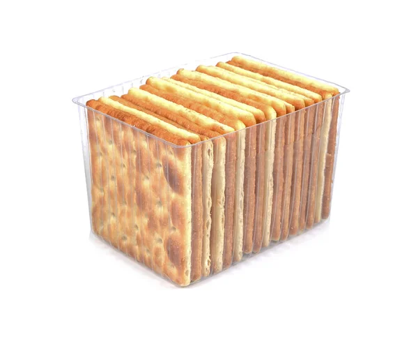 Cracker Package Isolated White Background — Stock Photo, Image