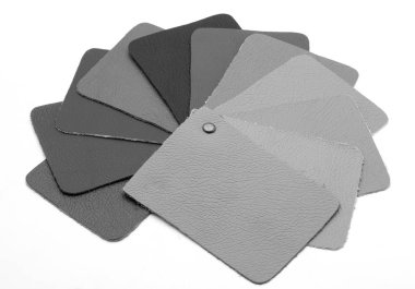 renkli deri parçaları