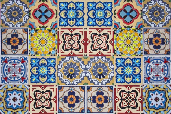 Керамическая плитка Португалии — стоковое фото