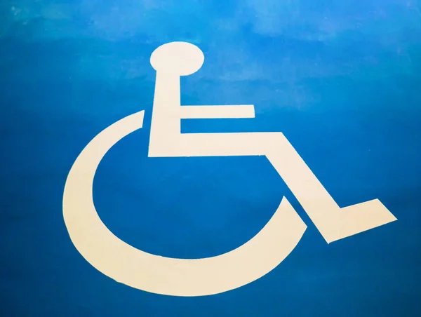 Parking symbol for disabled people — ストック写真