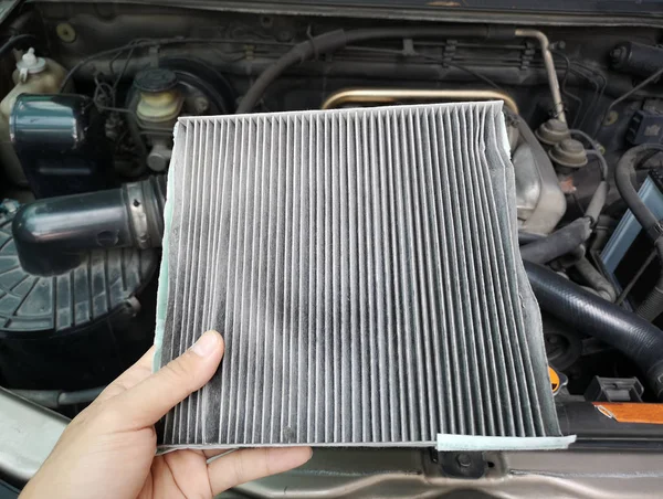 Used air filters in cars — Stock Photo, Image