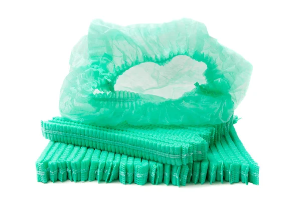 Ameliyathanede beyaz arka planda giymek için şapka.