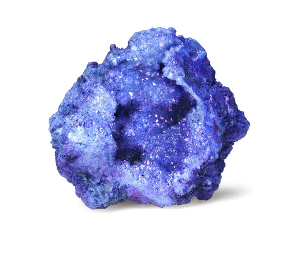 Lazurite - brilho geode pedra ornamental — Fotografia de Stock