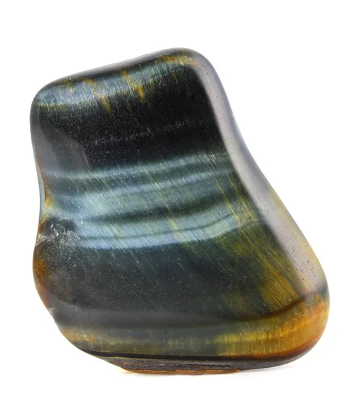 Şahin göz maden - beyaz arka plan üzerinde izole makro