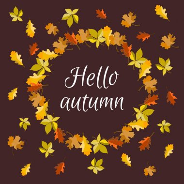 Merhaba sonbaharın bir afiş