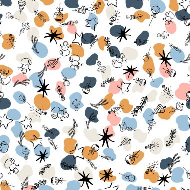 Sorunsuz vektör çizilmiş desen.