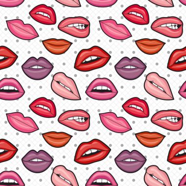 dudaklar desen arka plan