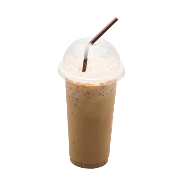 Iced coffee isolated — Stock Photo, Image