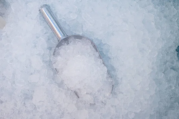 Ice in Ice Bucket — стоковое фото