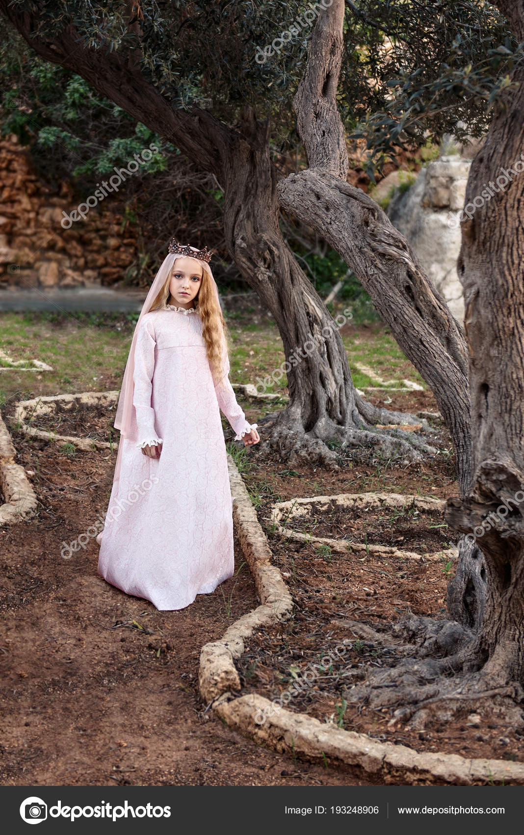 Little Princess Spirits Fairies Stands Enchanted Mysterious Magic