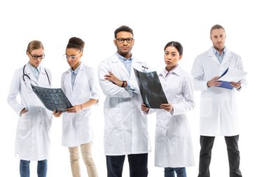 bir grup profesyonel doktor. 