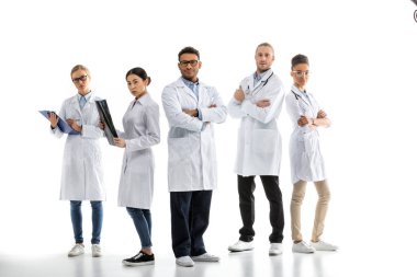 bir grup profesyonel doktor. 