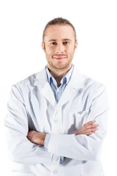 Doctor in white coat — Stock Photo, Image