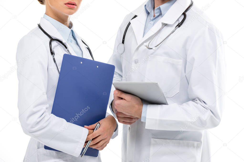 Group of professional doctors 