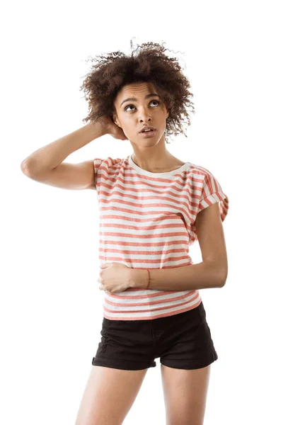 Thoughtful woman looking away — Stock Photo, Image