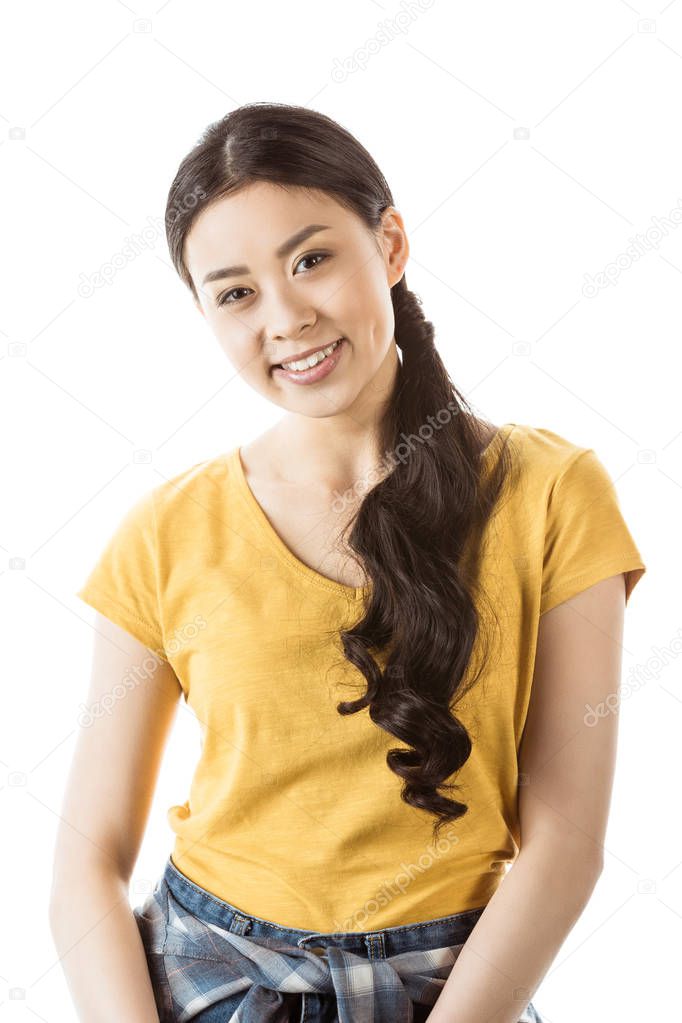 young smiling asian girl