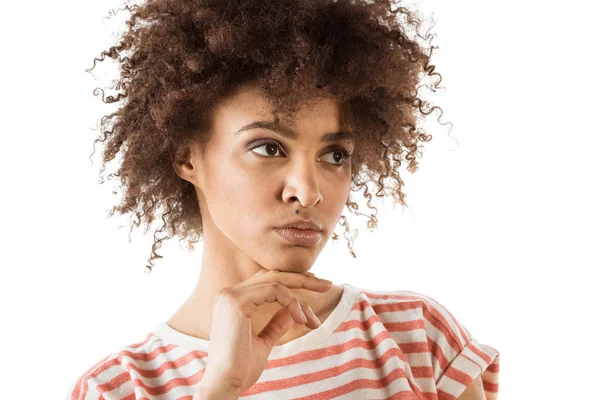 Thoughtful woman looking away — Stock Photo