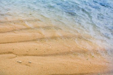 Arka plan, deniz ve kum, Phuket Tayland