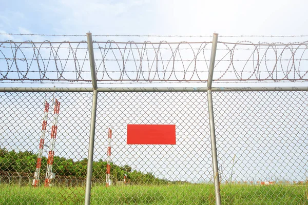 Fondo Net Wall Valla Cadena Hierro Phuket Tailandia — Foto de Stock