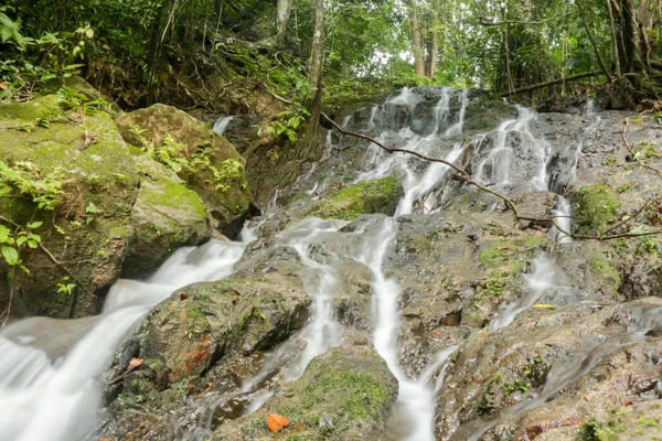 Waterval Ton Sai Het Bos Phuket Thailand Tropische Zone Zuid — Stockfoto