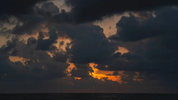 Phuket Tailândia Céu Fundo Laranja Luz Noite — Fotografia de Stock