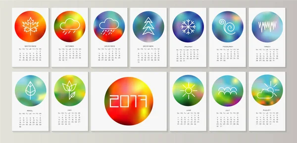 Kalender vektorn — Stockfoto