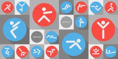  Spor sembolleri vektör