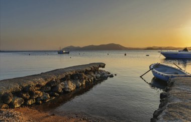 güzel deniz günbatımı