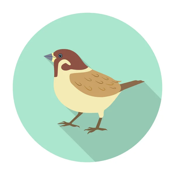 Vector sparrow icon — Stock Vector