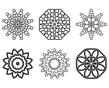 Düğüm tasarım geometrik öğeleri kümesi