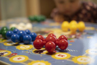 russia 2019  kaliningrad childrens educational designer lies on the table 1