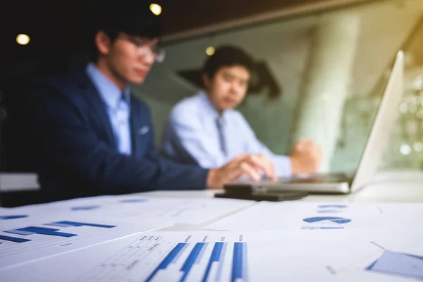 협동 과정, 기업 포인트의 추상적인 배경을 흐리게 — 스톡 사진