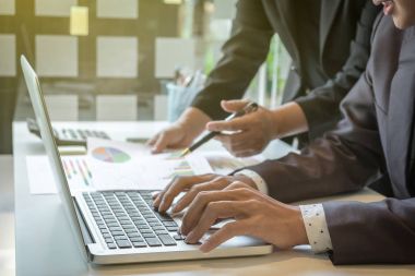 Takım süreç, finansal analiz iş Danışmanı denoti rakamlar.