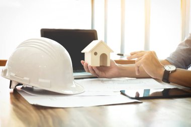 Mühendis ya da mimari proje, görüntü mühendisi yakın
